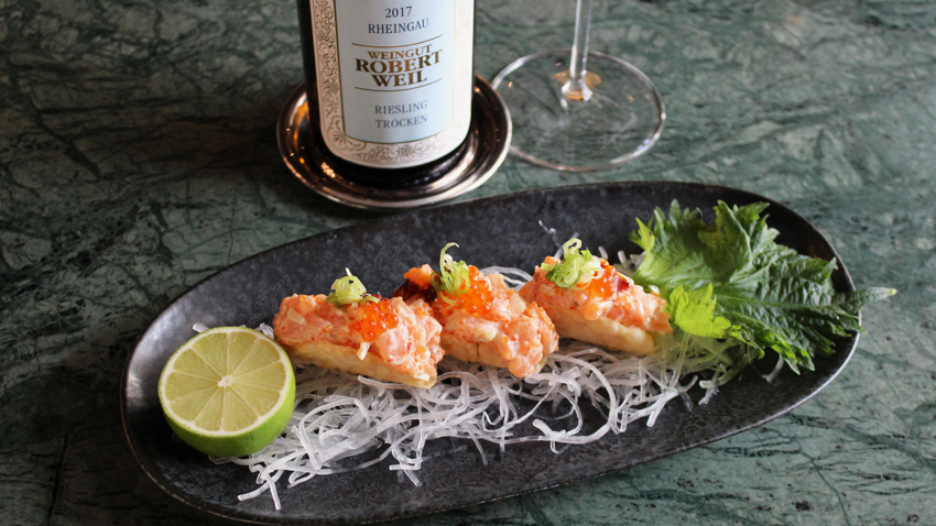 Robert Weil Trocken with Takosu