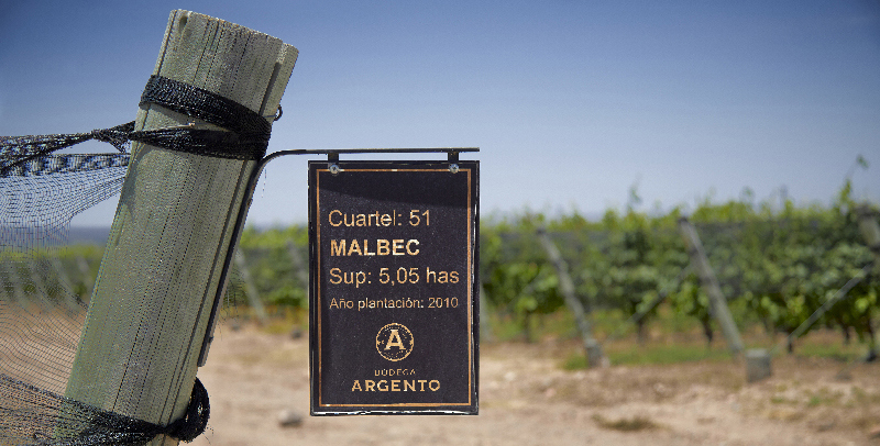 Argento Malbec sign