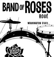 Band of roses label